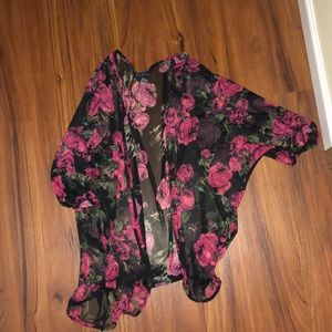 SOLD! lace floral cardigan